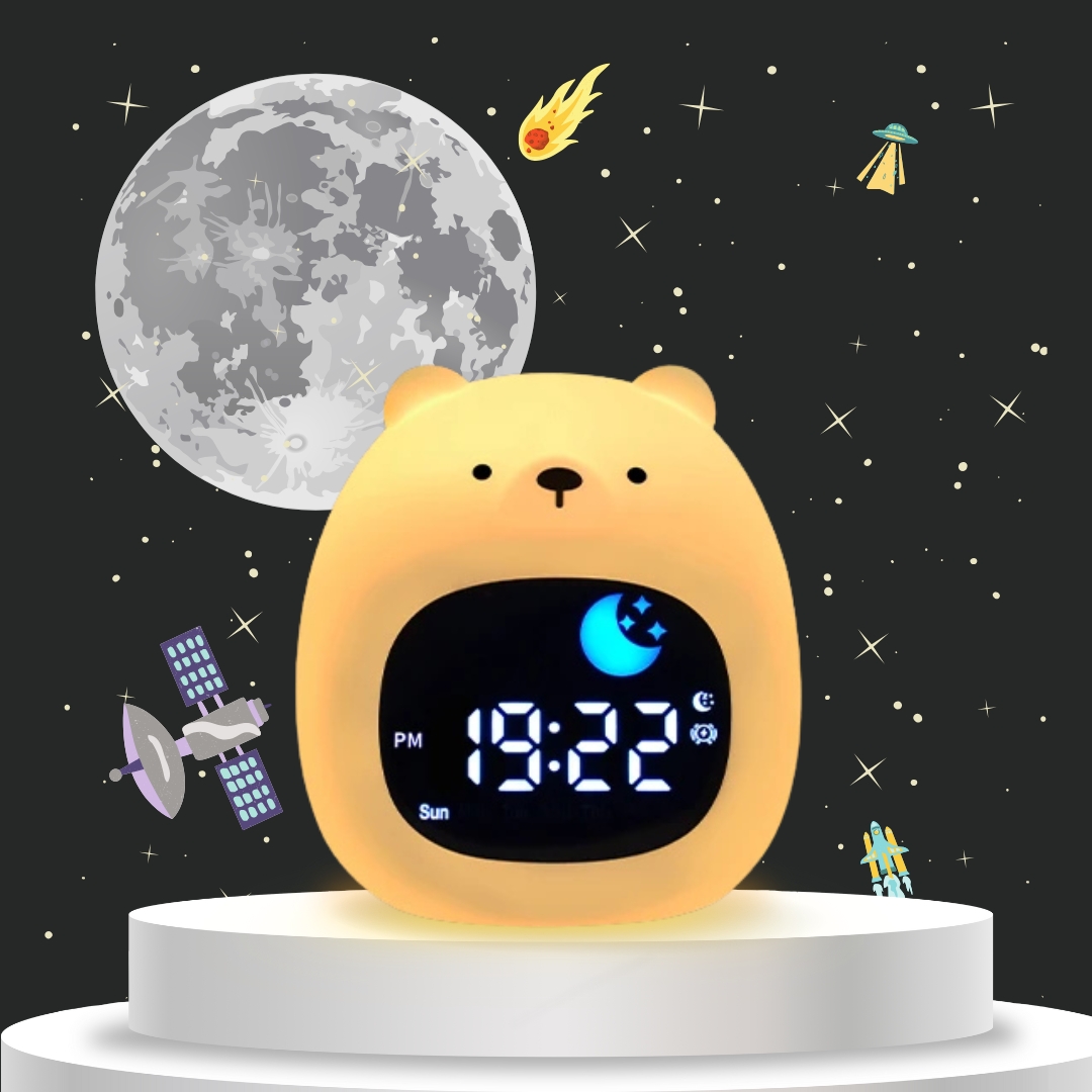 Devy GlowBuddy™ – Kids LED Alarm Clock & Night Light - Devy