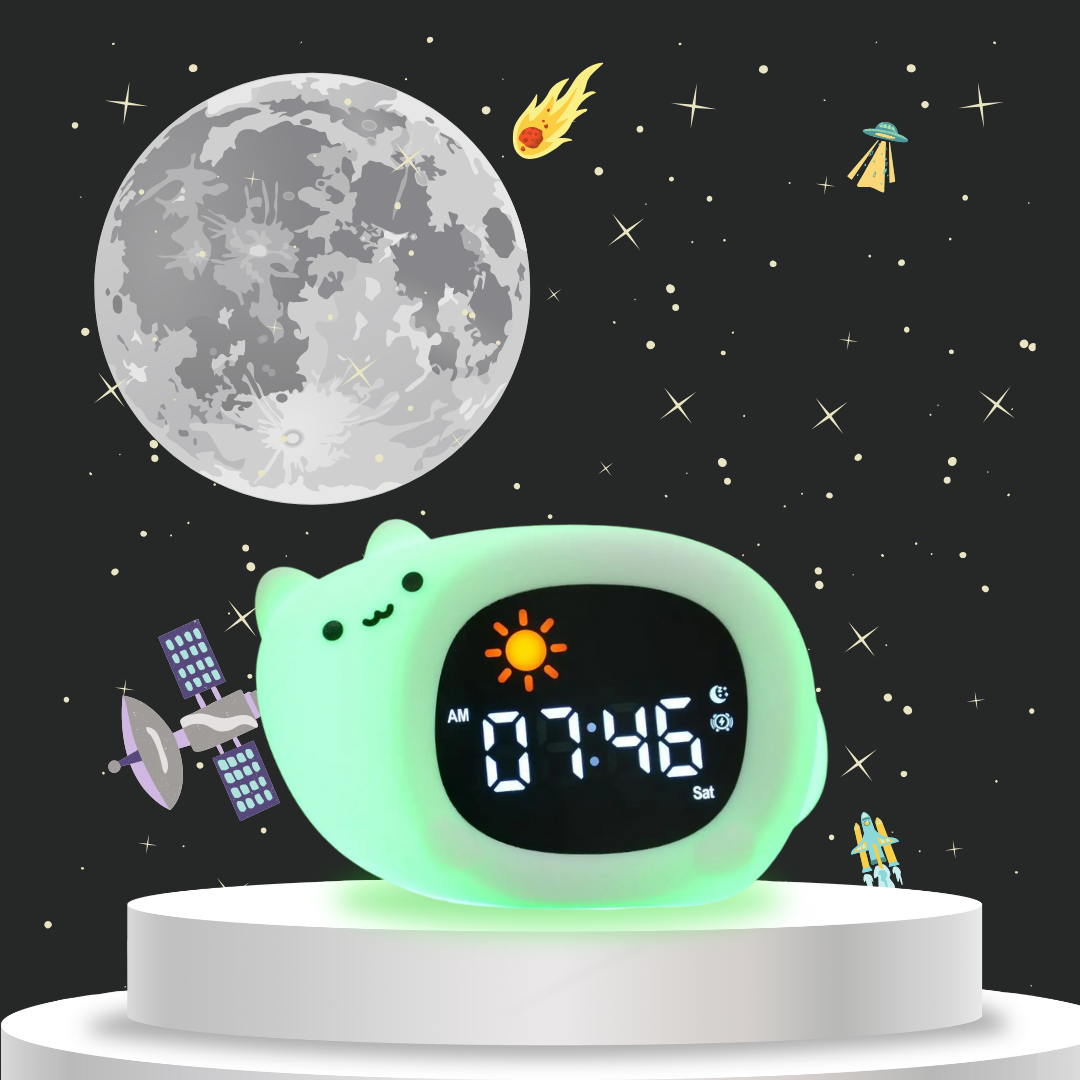Devy GlowBuddy™ – Kids LED Alarm Clock & Night Light - Devy