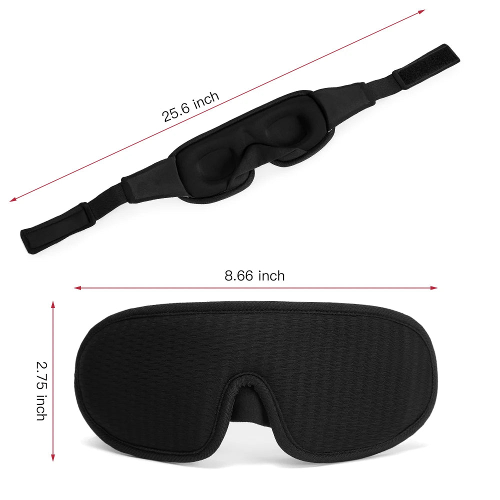 DreamShade™ 3D Sleep Mask – Total Darkness, Deeper Sleep - Devy