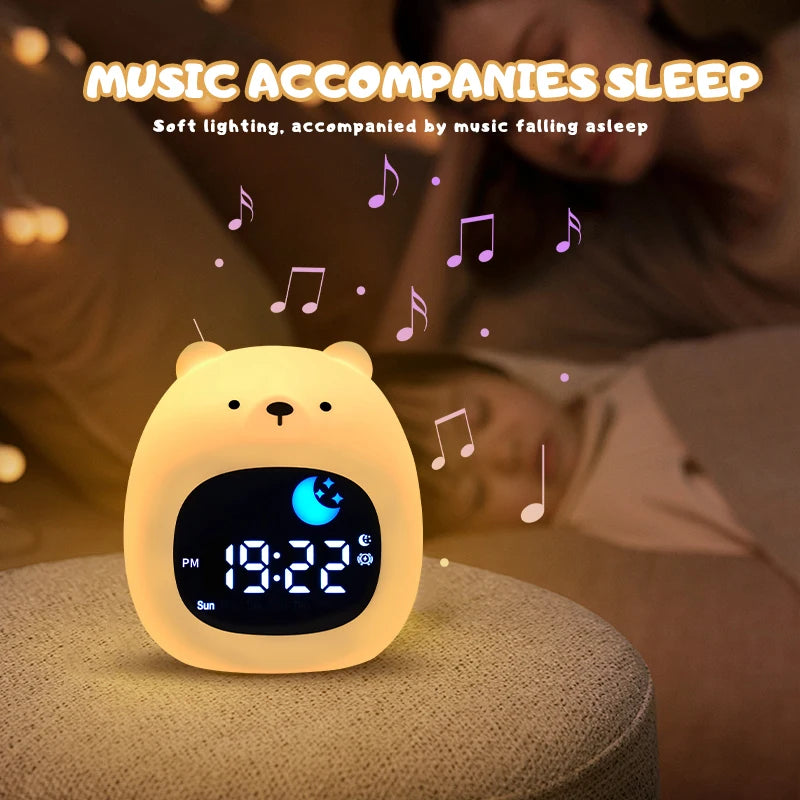 Devy GlowBuddy™ – Kids LED Alarm Clock & Night Light - Devy