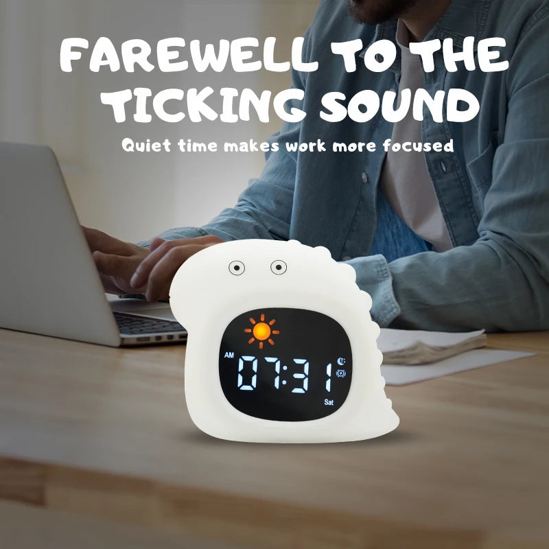 Devy GlowBuddy™ – Kids LED Alarm Clock & Night Light - Devy