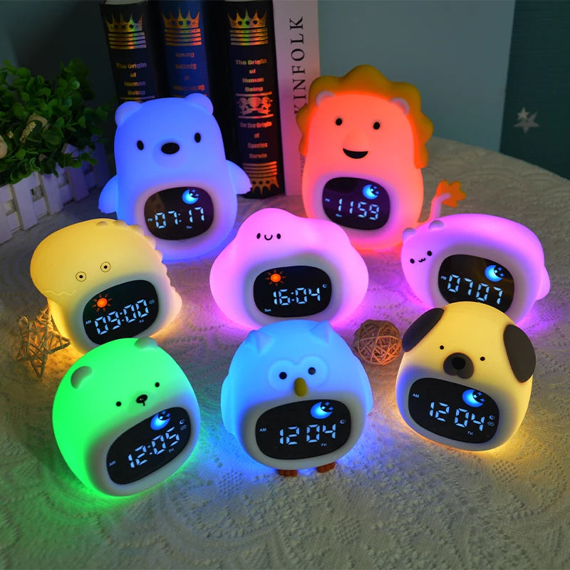 Devy GlowBuddy™ – Kids LED Alarm Clock & Night Light - Devy