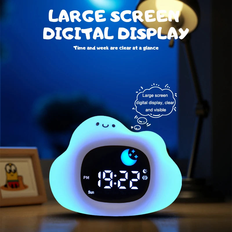 Devy GlowBuddy™ – Kids LED Alarm Clock & Night Light - Devy