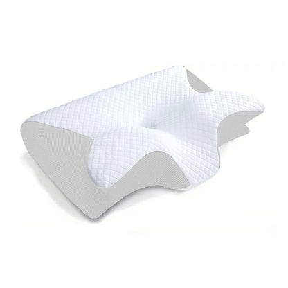 1pc Memory Foam Cervical Pillow, 2 in 1 Ergonomic Contour Orthopedic Pillow for Neck Pain, Contoured Support Pillows,Neck Pillow - Devy