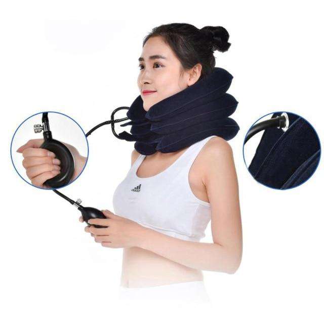 Air Neck ® Cushion - Decompression of the Neck Vertebrae. - Devy